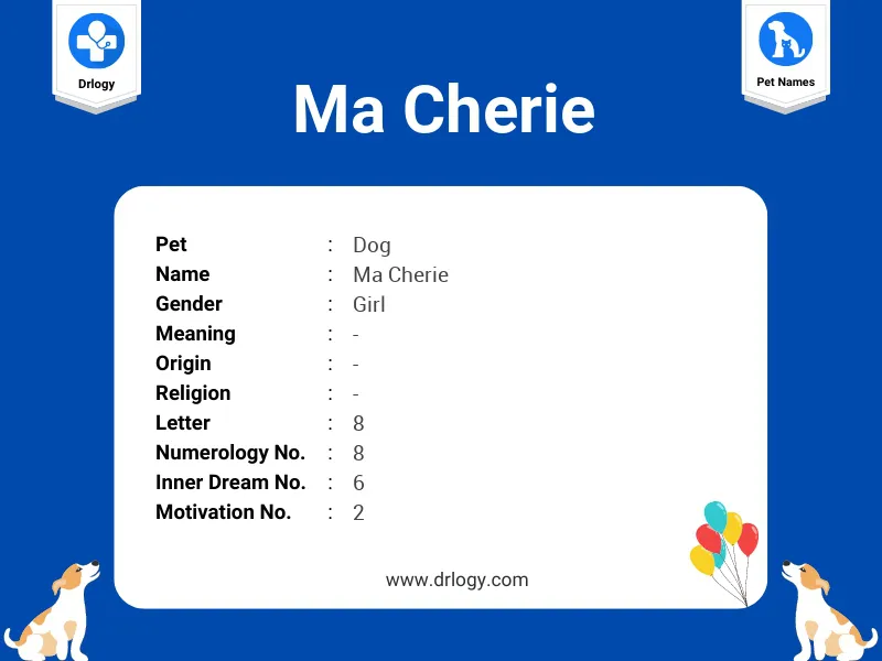 Ma Cherie Name Meaning